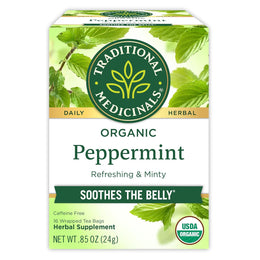 Traditional_Medicinals_Tea,_Organic_Peppermint,_Soothes_Your_Belly,_Refreshing_&_Minty,_16_Tea_Bags