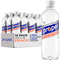 Propel,_Peach,_Zero_Calorie_Sports_Drinking_Water_with_Electrolytes_and_Vitamins_C&E,_16.9_Fl_Oz_(Pack_of_12)