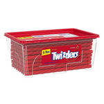 TWIZZLERS_Twists_Strawberry_Flavored_Licorice_Style,_Low_Fat_Candy_Tub,_5_lb_Snack_Sweet_Sugar_Corn_Bonbon_Salt_Artificial_Flour_Natural