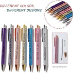 Seven_Days_of_The_Week_Pen_Describing_Mentality,Glitter_Ballpoint_Pens,Black_Ink_Medium_Point_1.0_mm_Gift_Pens,_Cute_Pens_Office_Supplies_for_Women