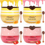4_PCS_Bee_Lip_Balm_Lip_Mask_Honey_Pot,_Honey_&_Strawberry_Lip_Mask_Propolis_Moisturizing_Lip_Balm_with_Stick_-_Hydrating_Prevention_Dry_&_Cracked_Lip_Scrubs_Exfoliato_Lip_Wrinkle_Skin_Care