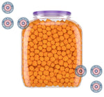 Utz_Cheese_Balls_Barrel,_Tasty_Snack_Baked_with_Real_Cheddar_Cheese,_Delightfully_Poppable_Party_Snack,_Gluten,_Cholesterol_and_Trans-Fat_Free,_Kosher_Certified,_36.5_Oz