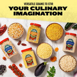 RiceSelect_Pearl_Couscous,_Israeli-Style_Wheat_Couscous_Pasta,_Non-GMO,_24.5-Ounce_Jar,_(Pack_of_1)