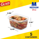 GladWare_Soup_&_Salad_Food_Storage_Containers_for_Everyday_Use_|_Medium_Rectangle_Containers_for_Food_Storage_|_Containers_Hold_up_to_24_Ounces_of_Food