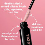 e.l.f._Lash_'N_Roll_Mascara,_Curling_Mascara_For_Visibly_Lifted_Lashes,_Lifts_&_Separates_Lashes._Long-Lasting_Formula,_Vegan_&_Cruelty-Free,_Pitch_Black_Makeup_Silicone_Curler_Cosmetic