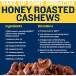 PLANTERS_Deluxe_Honey_Roasted_Whole_Cashews,_Sweet_and_Salty_Snacks,_8.25oz_-_1_Canister_Nut_Crunch_Crunchy