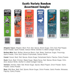 Buffalo_Bob's_Wild_Game_Meat_Snacks_(6_Pack),_Beef_Jerky_Variety_Pack,_Jerky_Gift_Baskets_for_Fathers/Dad,_Exotic_Random_Jerky_Sampler_Set,_Mens_Hunting_Stocking_Stuffers,_Jerky_Gift_Set