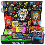 Brain_Blasterz_TREAT_Sour_Candy_Variety_Pack,_Vegan_Candy,_Chew_Bar,_Halal_Gift_Box_w/_15_pcs_(13oz),_Unique_Lollipop,_Powder,_Taffy,_Halloween