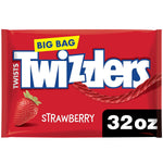 TWIZZLERS_Twists_Strawberry_Flavored_Licorice_Style,_Low_Fat_Candy_Big_Bag,_32_oz_Sweet_Snack_Bonbon_Corn_Chewy