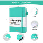Taja_Password_Keeper_Book_with_Alphabetical_Tabs,Small_Password_Books_for_Seniors,_Password_Notebook_for_Internet_Website_Address_Log_in_Detail