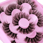 Focipeysa_Dramatic_Eyelashes_Fluffy_Faux_Mink_Lashes_22mm_Long_False_Eyelashes_D_Curl_Eyelashes_that_Look_Like_Extension_5_Pairs_Pack