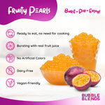 Bubble_Blends_Passion_Fruit_Popping_Boba_(1lb_/_16oz)_-_Popping_Pearls_Non-Dairy,_100%_Fat-Free_-_Real_Fruit_Juice_-_Bursting_Boba_Pearls_for_Bubble_Tea_and_Boba_Drink_(4.5_Servings)