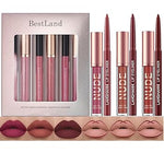 BestLand_12Pcs_Matte_Liquid_Lipstick_+_Lip_Liner_Pens_Set_-_One_Step_Lips_Makeup_Kits_Pigment_Velvety_Nude_Lip_Stain_Waterproof_Long_Wear_Lip_Gloss_Make_up_Gift_Set,_Cosmetic_Glossy_Cosmetic_Glossy_Lip_Care_Long_Lasting