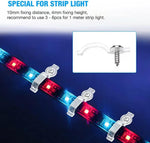 100_Pack_Strip_Light_Mounting_Bracket,Transparent_Fixing_Clips_for_10mm_Wide_IP65_Waterproof_5050_LED_Strip_Light,One_Side_Fixing,100_Screws_Included