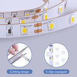 Govee_White_LED/Warm_Led_Strip_Lights,_Upgraded_16.4ft_Dimmable_LED_Light_Strip_6500K_Bright_Daylight_White,_Strong_Adhesive,_300_LEDs_Flexible_Tape_Lights_for_Mirror,_Kitchen_Cabinet,_Bedroom,_Christmas_Decor