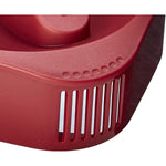 Goodcook_10658_1_Gallon_Plastic_Straining_Pitcher_with_Square_Lid,_3_Strainers,_Close_No-Spill_Design,_Dishwasher_Safe,_Clear_&_Red_-_Drinkware,_Jugs