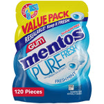 Mentos_Pure_Fresh_Sugar-Free_Chewing_Gum_with_Xylitol,_Mint,_120_Piece_Bulk_Resealable_Bag_(Pack_of_1)