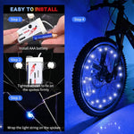 TINANA_2_Tire_Pack_LED_Bike_Wheel_Lights_Ultra_Bright_Waterproof_Bicycle_Spoke_Lights_Cycling_Decoration_Safety_Warning_Tire_Strip_Light_for_Kids_Adults_Night_Riding