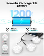 Motion_Sensor_Puck_Lights_with_Remote,USB_Rechargeable_LED_Under_Cabinet_Lighting_Wireless-_1200mAh_Battery,Dimmable_Stick-on_Light_for_Kitchen,Closet,Wardrobe_(6_Pack,_Cool_White)