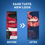 Lavazza_Dolcevita_Classico_Ground_Coffee_12oz_Bag,_Medium_Roast,_Rich_and_Full-bodied,_Intensity_3/5,_Arabica_and_Robusta,_Ideal_for_Drip_Brewers_(Pack_of_1)_-_Package_May_Vary