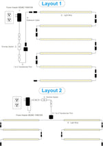 JUSJUBR_LED_Lights_for_Shelves,_6_PCS_20_Inch_Dimmable_Flexible_COB_LED_Strip_Lights_for_Cabinet,_Display_Case,_Bookshelf,_Kitchen,_Wardrobe_and_Closet,_Under_Cabinet_Lighting_Cold_White_6000K