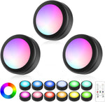 LED_Puck_Lights_with_Remote_Control,_Wireless_Under_Cabinet_Lighting,Color_Changing_Lights_with_Dimmer_and_Timer,_AAA_Battery_Operated_Powered_Push_Night_Lights_(3/6/12_Pack_Black)
