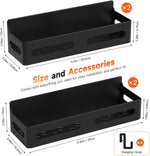 4_Pack_Magnetic_Spice_Rack_for_Refrigerator,_Spice_Rack_Organizer,_Moveable_Magnetic_Shelf_Fridge_Organizer_with_4_Hooks_for_Kitchen_and_Oven_Organization,_Black