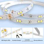 DAYBETTER_Under_Cabinet_Lights,_6_PCS_Under_Cabinet_Lighting_with_Remote,_Dimmable_LED_Strip_Lights_for_Bedroom,_LED_Lights_for_Kitchen_Cabinet,_Counter_Shelf_2700K-6500K_Warm_to_Daylight_White,_9.8ft