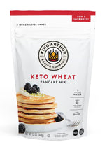 King_Arthur_Keto_Wheat_Pancake_Mix:_Low_Carb,_High_Protein_Breakfast_Solution_-_Just_Add_Water_for_Fluffy_Pancakes_or_Waffles_-_Non-GMO,_Kosher_Certified,_12_oz_Pouch