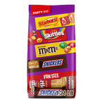 M&M'S_Peanut,_SNICKERS,_STARBURST_&_SKITTLES_Fun_Size_Individually_Wrapped_Halloween_Candy_Variety_Pack,_19.44_oz_Bulk_Candy_Bag