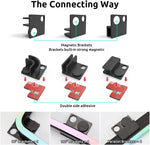 NEON_RGB/ARGB_PC_LED_Strip_Light_Kit,_2x15.7inch_Magnetic_LED_Strips_with_12_Strong_Magnets,_Compatible_with_5V_3-Pin_Addressable_(WS2812)_and_12V_4-Pin_RGB_Headers,_Sync_with_Aura_SYNC,_Gigabyte_RGB_Fusion,_MSI_Mystic_Light,_ASRock_Polychrome_RGB