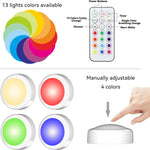 Puck_Lights_with_Remote_Control,_Battery_Operated_LED_Push_Light_Wireless,_13_Color_RGB_-_for_Closet,_Bedroom_Wall,_Under_Cabinet,_Battery_Powered_Puck_Lights._Convenient_3M_Stick_On,_6_Pack