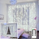 YEOLEH_String_Lights_Curtain,USB_Powered_Fairy_Lights_for_Bedroom_Wall_Party,8_Modes_&_IP64_Waterproof_Ideal_for_Outdoor_Wedding_Decor_