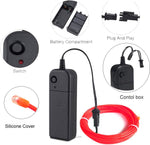 MaxLax_EL_Wire,_Portable_Battery_Pack_Neon_Light_Strip_360°_Cuttable_Glowing_Rope_Lights_for_Parties,_Halloween,_DIY_Decoration