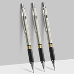 Metal_Mechanical_Pencil_Set_-_3PCS_0.7mm_Art_Mechanical_Pencils_&_360PCS_HB_Lead_Refills_&_3PCS_Erasers_&_9PCS_Eraser_Refills,_Drawing_Mechanical_Pencils_for_Writing,_Sketching-With_Case