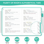 Taja_Password_Keeper_Book_with_Alphabetical_Tabs,Small_Password_Books_for_Seniors,_Password_Notebook_for_Internet_Website_Address_Log_in_Detail