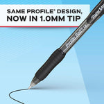 Paper_Mate_Profile_Ballpoint_Pen,_Retractable,_Medium_1_Mm,_Black_Ink,_Translucent_Barrel,_4/pack