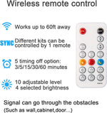 WOBANE_Under_Cabinet_LED_Lighting_Kit,_6_PCS_Dimmable_LED_Strip_Lights_with_Remote_Control_Dimmer,_24W_Adapter,_Hidden_2700K_Warm_White/_Natural_White_Set,_Bright_1500lm,_Timing,_Kitchen,_Counter,_Shelf,_Showcase