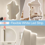 20ft/40ft/66ft_White_LED_Strip_Lights,_Upgraded_6500K_Dimmable_Tape_Lights_with_Remote_and_Plug,_12V_360_LEDs_Flexible_Sticky_Cuttable_Led_Light_Strips_for_Bedroom_Ceiling_Kitchen_Under_Cabinet_Lighting