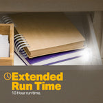 LUXPRO_Waterproof_Micro_LED_Puck_Lights_-_Adhesive_Lighting_Ideal_for_Under_Cabinets,_in_Tackle_Boxes,_or_On_Bookcases_-_Includes_Batteries_-_5_Pack