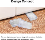 8_Pcs_Clear_Shims,_Shims_for_Leveling_Furniture,_Trimmable_Hard_Wedges_Table_Shims,_Plastic_Wedge_Toilet_Shim,_Furniture_Leveler_Wedges,_Rubber_Texture,_Perfect_for_Level_Uneven_Doors,_Floors