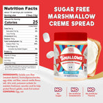ChocZero_Marshmallow_Spread,_Gluten_Free,_Sugar_Free_Dessert_Creme_Dip,_Fat_Free,_High_in_Fiber,_7.5_oz_Jar