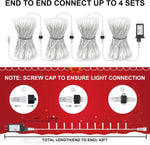 33_FT_100LEDs_Christmas_Lights_Plug_in,Outdoor_Indoor_Connectable_Fairy_Lights_with_Timer_and_8_Modes,Christmas_Tree_Lights_for_Garden_Party_Wedding_Christmas_Decoration(Warm_White)