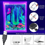 16.4FT/32.8FT_Black_Light/Warm_White/Day_light_Strip_with_USB_Plug_+_Battery_Box,_Adhesive_LEDs_Blacklight_Fixture,_Battery_&_USB_Operated_for_Glow_Neon_Party_Birthday_Glass_Cabinet_Fluorescent_Poster_Fishing_Boat
