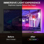 HOUHUI_TV_LED_Lights_13Ft/32.8ft,_RGB_LED_Strip_Lights_for_32-65in_TV_Backlight,_App_Control_Strips_Light_Sync_to_Music,_USB_Bias_LED_Strip_Lighting_for_Bedroom_Home_Room_PC_Monitor_Gaming_Lights_Cabinet