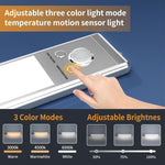 Under_Cabinet_Lights,76_LED_Operated_Motion_Sensor_Light_Indoor,1500mAh_USB_Rechargeable_Closet_Lights,_2/4_Pack_Magnetic_Dimmable_Closet_Lights,Wireless_Under_Counter_Lights_for_Kitchen,_Stairs