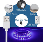 6.6FT/2M_LED_Black_Light_Strip_-_120_Units_LED_UV_Wick_395-400nm,_USB_DC_5V_Flexible_Blacklight_Fixtures,_10W_Blacklight_Strip_for_Indoor_Decor,_Glow_Poster,_Bedroom,_Playroom,_Halloween,_Dark_Party
