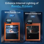 BIQU_Panda_Lux,_Led_Light_Strip_Upgrade_Kit_for_Bambu-Lab_P1S_P1P_X1C_X1E_3D_Printers,_5V_0.3A_LED_Light_Bar,_Magnetic_Installation