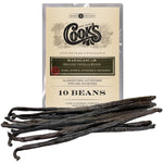 10_Organic_Madagascar_Whole_Vanilla_Beans,_Grade_A_Pods,_Premium_Vanilla_Beans_for_Making_Extract_&_Baking_-_Cook’s