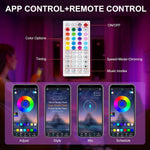 TV_LED_Strip,_3.28ft/6.56ft/9.84ft/13.2ft/16.4ft/32.8ft/50ft/65ft_Smart_RGB_LED_Lights_for_TVs,_Music_Sync_Bluetooth_App_&_Remote_Control,_USB-Powered_for_Gaming,_Bedroom,_PC,_Home_Theater